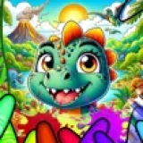 Dinosaur Kingdom Colors Page